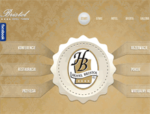 Tablet Screenshot of hotelbristol.com.pl
