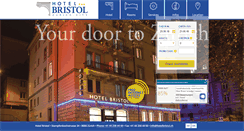 Desktop Screenshot of hotelbristol.ch